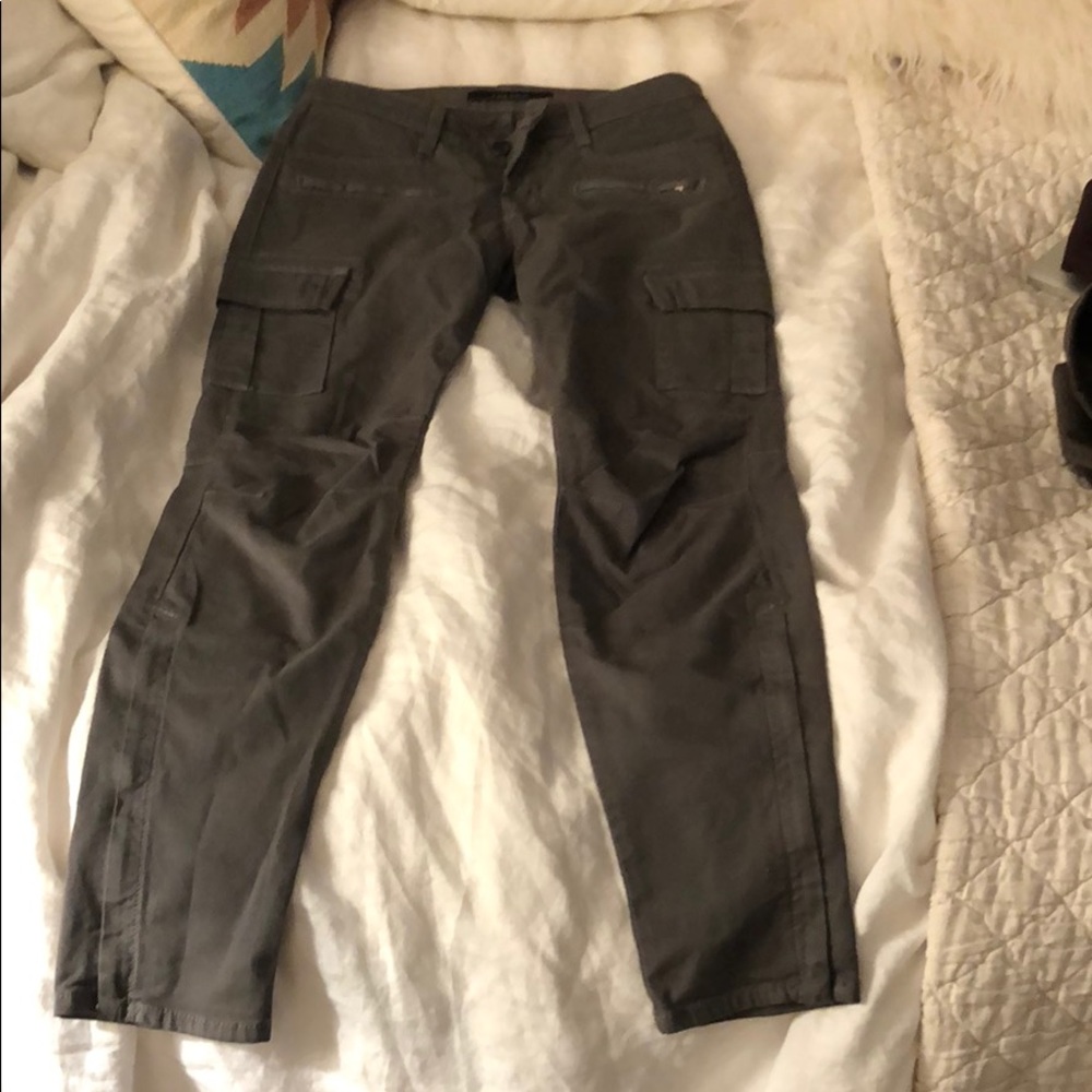 J Brand Grayson olive pants
